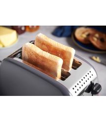 Russell Hobbs Тостер Colours Plus, 1600Вт, нержав., підігрів,разморозка, сірий