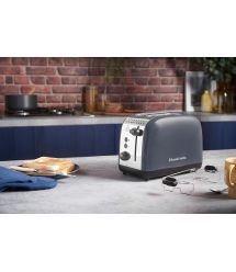 Russell Hobbs Тостер Colours Plus, 1600Вт, нержав., підігрів,разморозка, сірий