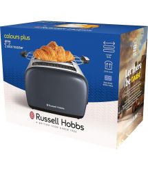 Russell Hobbs Тостер Colours Plus, 1600Вт, нержав., підігрів,разморозка, сірий
