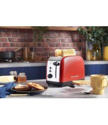 Russell Hobbs Тостер Colours Plus, 1600Вт, нержав., підігрів,разморозка, червоний