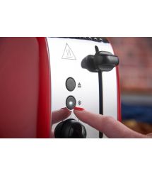 Russell Hobbs Тостер Colours Plus, 1600Вт, нержав., підігрів,разморозка, червоний