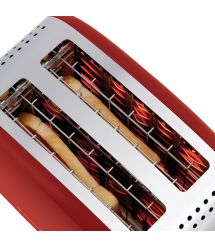 Russell Hobbs Тостер Colours Plus, 1600Вт, нержав., підігрів,разморозка, червоний