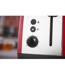 Russell Hobbs Тостер Colours Plus, 1600Вт, нержав., підігрів,разморозка, червоний