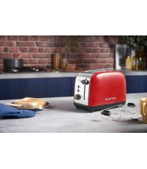 Russell Hobbs Тостер Colours Plus, 1600Вт, нержав., підігрів,разморозка, червоний