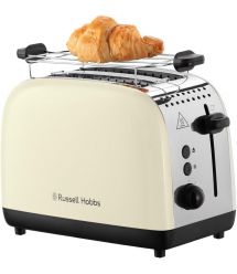 Russell Hobbs Тостер Colours Plus, 1600Вт, нержав., підігрів,разморозка, бежевий