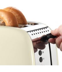 Russell Hobbs Тостер Colours Plus, 1600Вт, нержав., підігрів,разморозка, бежевий