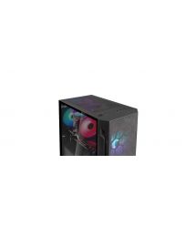 SilverStone Корпус FARA FAH1MB-PRO, без БП, 1xUSB3.0, 2xUSB2.0, 3x120mm ARGB fan, TG Side Panel, mATX, Black