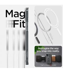 Spigen Чехол для Apple iPhone 15 Ultra Hybrid MagFit, Carbon Fiber