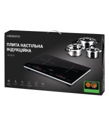 ARDESTO Плитка настільна індукційна , комф. - 2, горизон., 1.3+1.8Вт, управл - сенсор, таймер, boost, чорний