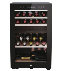 Haier Холодильник для вина, 82x49.7х58.5, холод.отд.-106л, зон - 2, бут-42, ST, дисплей, черный