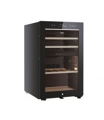 Haier Холодильник для вина, 82x49.7х58.5, холод.отд.-106л, зон - 2, бут-42, ST, дисплей, черный