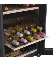 Haier Холодильник для вина, 82x49.7х58.5, холод.отд.-106л, зон - 2, бут-42, ST, дисплей, черный