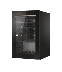 Haier Холодильник для вина, 82x49.7х58, холод.отд.-118л, зон - 1, бут-49, ST, дисплей, черный