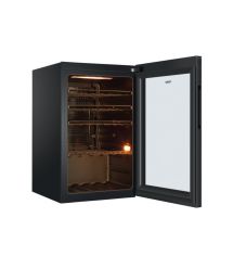 Haier Холодильник для вина, 82x49.7х58, холод.отд.-118л, зон - 1, бут-49, ST, дисплей, черный