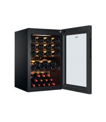 Haier Холодильник для вина, 82x49.7х58, холод.отд.-118л, зон - 1, бут-49, ST, дисплей, черный