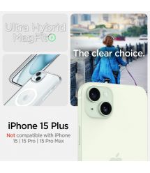 Spigen Чехол для Apple iPhone 15 Plus Ultra Hybrid MagFit, White