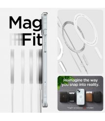 Spigen Чехол для Apple iPhone 15 Plus Ultra Hybrid MagFit, White