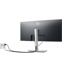 Dell Монітор 34" P3424WE HDMI, DP, USB-C, RJ-45, IPS, 3440x1440, 21:9, sRGB 99%, CURVED, HAS