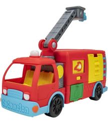 CoComelon Игровой набор Feature Vehicle Deluxe Transforming Fire Truck Пожарная машина-трансформер с аксессуарами