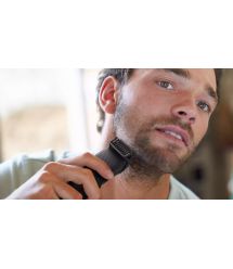 Philips Триммер Series 3000 для бороды и усов, акум., насадок-1, сталь, черный