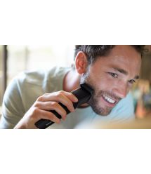 Philips Триммер Series 3000 для бороды и усов, акум., насадок-1, сталь, черный