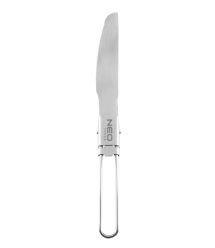 Neo Tools Набор посуды туристической, 3в1, складные нож,ложка,вилка, сертификат LFGB, чехол, 0.07кг