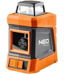 Neo Tools Нивелир лазерный, до 15м, ±0.03мм/м, 360° по вертикали, с футляром и штативом 1.5м, IP54