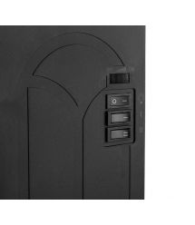 Neo Tools Камин электрический, декоративный, 30м кв., 1500Вт, керамический нагрев. элемент (PTC), чёрный