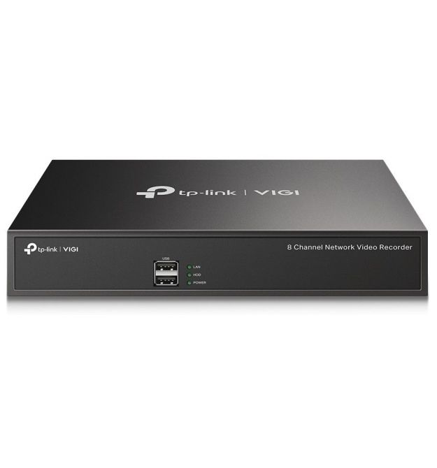 TP-Link IP-Видеорегистратор VIGI NVR1008H 8 каналов, 2xUSB, H265+, 1xHDD, до 10 ТБ
