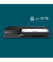 TP-Link IP-Видеорегистратор VIGI NVR1008H 8 каналов, 2xUSB, H265+, 1xHDD, до 10 ТБ