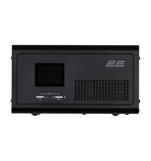 2E Инвертор HI600, 600W, 12V - 230V, LCD, AVR, 2xSchuko + DC output