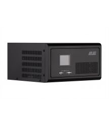 2E Інвертор HI600, 600W, 12V - 230V, LCD, AVR, 2xSchuko + DC output