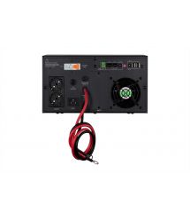 2E Інвертор HI600, 600W, 12V - 230V, LCD, AVR, 2xSchuko + DC output