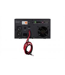 2E Інвертор HI1000, 1000W, 12V - 230V, LCD, AVR, 2xSchuko + DC output