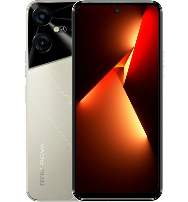 TECNO Смартфон POVA NEO 3 (LH6n) 6.82" 8/128GB, 2SIM, 7000mAh, Amber Gold