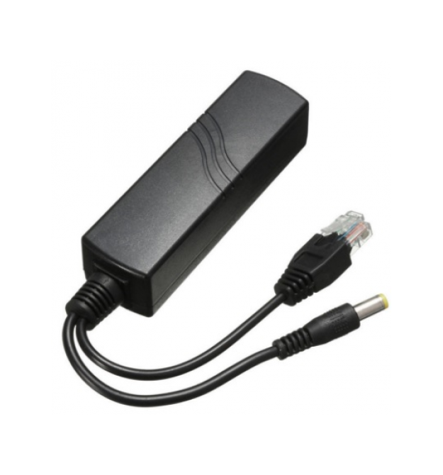 POE сплиттер AOT-PD02A 48V-12V, RJ45 (10 / 100Мбит)+POE 48V 