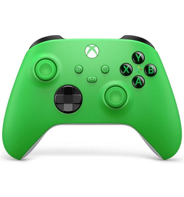 Microsoft Геймпад Microsoft Xbox беспроводной, зеленый