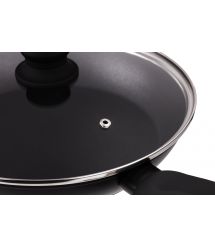ARDESTO Сковорода Gemini Gourmet Aosta с крышкой, 26 см, черный, алюминий