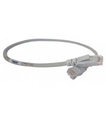 Legrand Патч-корд LCS3 CAT 5e U-UTP, 0.5 м, AWG 24, PVC, сірий