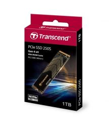 Transcend Накопичувач SSD M.2 1TB PCIe 4.0 MTE250S + розсіювач тепла