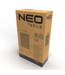 Neo Tools Обогреватель инфракрасный, 1200Вт, галогенный нагрев. элемент, функция осцилляции, серый