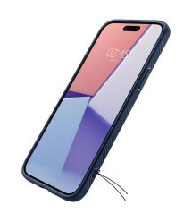 Spigen Чехол для Apple iPhone 15 Plus Liquid Air, Navy Blue