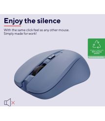 Trust Мышь Trust MYDO SILENT, WL, Синій