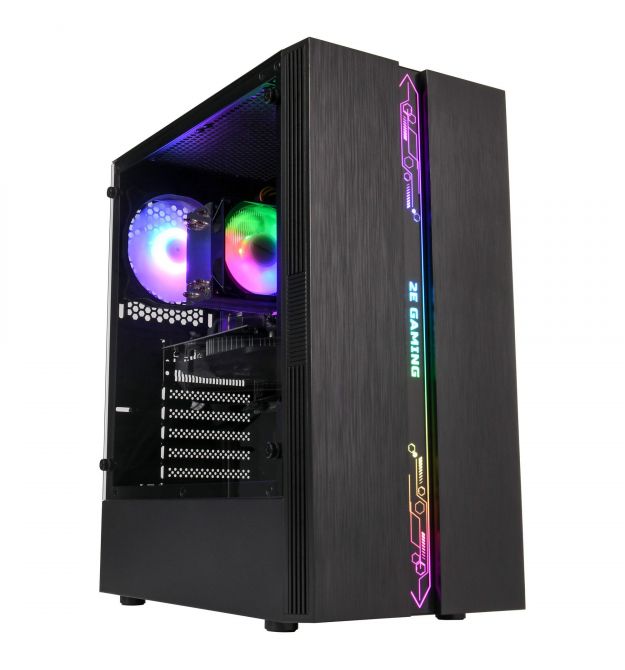 2E Комп’ютер персональний 2E Complex Gaming Intel i5-12400F/H610/8/256F+1000/NVD1030-2/Win11H/2E-G2107-500/500W