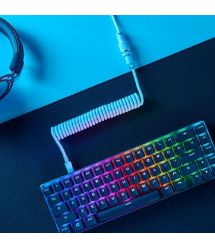 HyperX Кабель USB-A - USB-C спиральный, 1.37м Red/Black