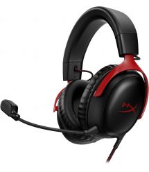 HyperX Гарнитура Cloud III 3.5mm/USB-A/USB-C Black/Red