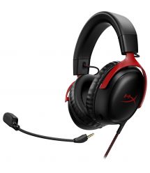 HyperX Гарнитура Cloud III 3.5mm/USB-A/USB-C Black/Red