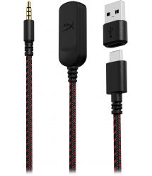 HyperX Гарнитура Cloud III 3.5mm/USB-A/USB-C Black/Red