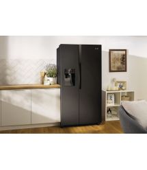 Gorenje Холодильник SBS, 179x68x91см, 2 дв., Х- 368л, М- 167л, A++, NF Plus, Инвертор, диспенсер, Дисплей, черный