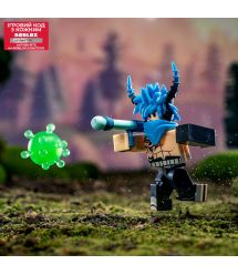 Roblox Игровая коллекционная фигурка Deluxe Mystery Pack Germ Simulator: Blaster King S2